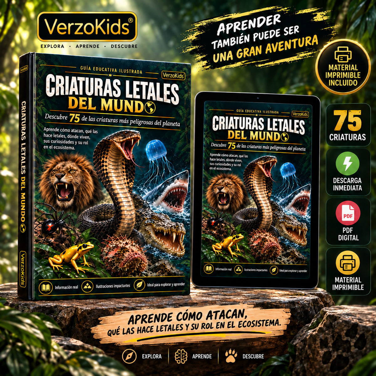 Criaturas más letales del mundo Verzokids