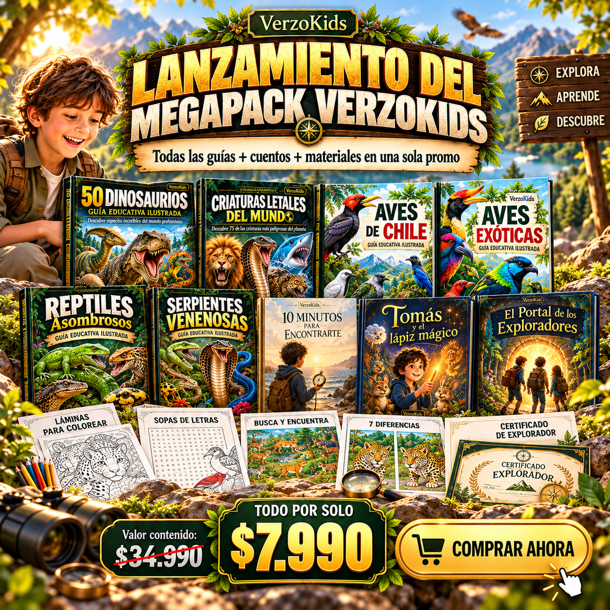Megapack Verzokids – Biblioteca Infantil Completa